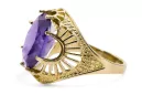 Ring Vintage craft Alexandrite 14K Yellow gold vrc003y